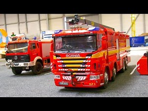 BEST OF RC FIRE TRUCK COLLECTION VOL.9!! RC TRUCKS, MODEL RESCUE VEHICLES, FIREFIGHTERS!!