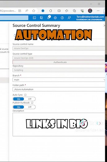 Boost Your Azure Automation Scripts: Don't Miss This Reminder! 🚀 Learn how to avoid script failures by ensuring you've installed the essential PowerShell modules and Python packages for Azure Automation. Watch our quick and informative video on YouTube Shorts, Instagram Reels, and TikTok to stay on top of your automation game. Don't let your scripts stumble – optimize your workflow today! 💡 #tdsheridanlab#AzureAutomation#PowerShell#Python#AutomationTips #azuredevops