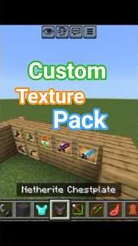 Make Your Own Texture Pack in Minutes 😱 #Shorts