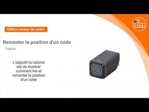 Lecteur de codes O2I5xx : Remonter sur l’interface de communication la position du code lu