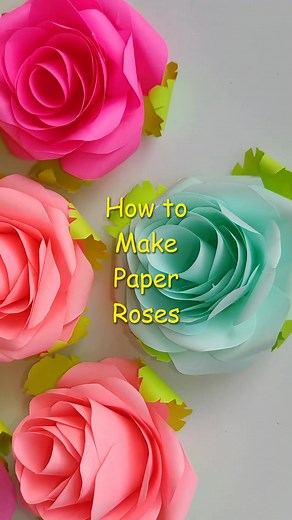 Unique Sticky Notes Roses Art Tutorial