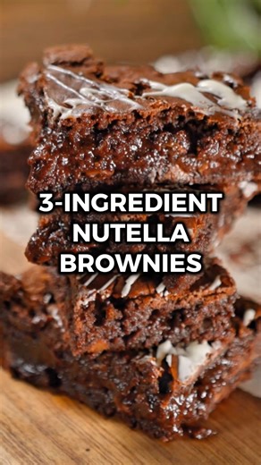 Nomtastic Foods 🍽️ Easy Recipes & Dope Kitchen Gadgets on Instagram: "Comment “YUM” and I’ll DM you the link to the ingredients I used on Amazon 🙌 So, I saw this recipe for @nutella brownies from @thatrecipe.usa, and I needed to try it for myself to see if it was legit… and it is! 😋 It’s super easy and you end up with the most fudgy brownies ever. It actually tasted more like regular brownies to me than Nutella flavored, but they were still delicious. Would you try it? Let me know in the comm