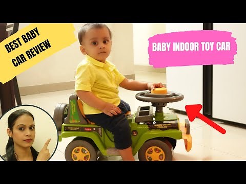 Baby Baby Car | Best baby toy | 1 year baby car | Babyhug ride on car toy Review| By Mommy Talkies