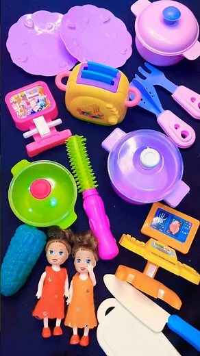 Unboxing Hello Kitty Kitchen Set 💗 Tiny Steel Bartan & Cute Toys | ASMR