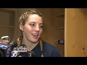 Samuelson sisters reunited at the Women's Final Four