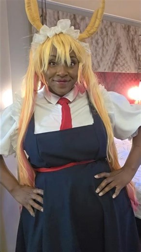 Maid Dragon Tohru! Checking in!! #blackcosplayer #cosplay #kobayashidragonmaid