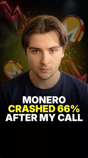 Monero Fell 66% After My Call and Now I'm Watching This Support Level #monero #xmr