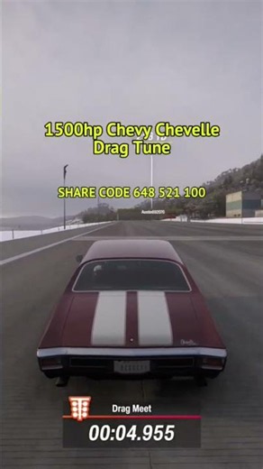 Forza Horizon 6 1500hp Chevrolet Chevelle Drag Tune