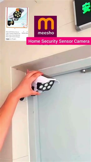 Solar Light Motion Sensor Security Camera/Outdoor Light #meesho #productreview #shorts @meeshoapp