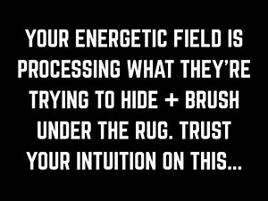 You're processing the heavy energy this person isn't yet dealing with...