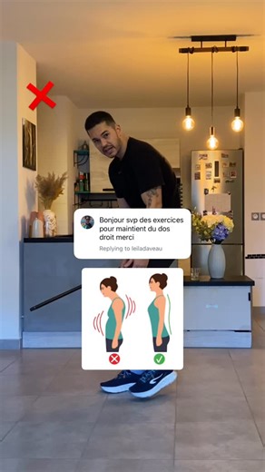 Lucas Henrique | Perte de Poids on Instagram: "😖 Dos voûté, épaules en avant, ventre relâché ? Ta posture se travaille… et ça commence par des exercices simples mais INTELLIGENTS.👇 1️⃣ Inclinaison du tronc + élévations des bras vers l’avant Je m’incline légèrement, dos droit, et je lève les bras avec contrôle. Activer les omoplates et l’arrière des épaules. ➡️ Résultat : les épaules arrêtent de tomber vers l’avant, la poitrine s’ouvre, le haut du dos se redresse. 👉 Scientifiquement, renforcer