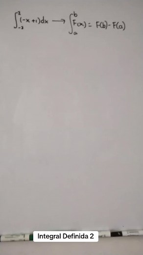 Integral definida de un binomio