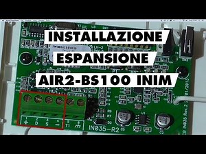 Installazione ricetrasmettitore wireless Air2-BS100 INIM