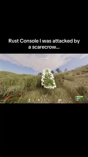 Rust Console I was attacked by a scarecrow…#shorts #rust #rustconsole
