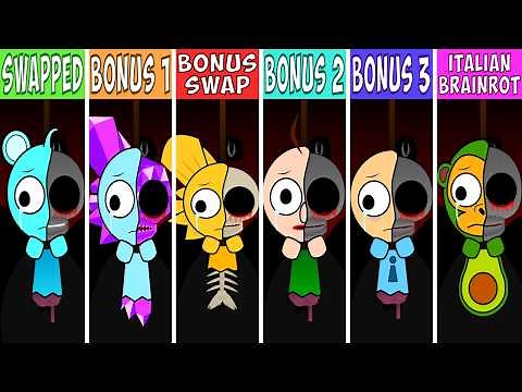 Incredibox Sprunki ALL SWAPPED MODS | All New Versions Comparison
