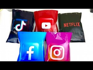 🌸Paper DIY🌸 Tiktok, Youtube, Facebook, Instagram, Netflix Blind Bags Unboxing Compilation