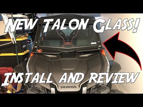 Honda Talon Glass Windshield - Install and Review