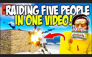 Rust - solo玩家抄五个人! - Rust Solo Survival