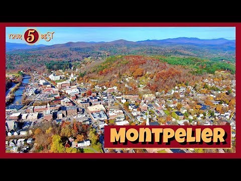 MONTPELIER, VERMONT Drone Video Tour