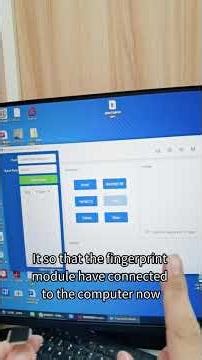 how to use the test board to test the fingerprint module with our test software 20260123