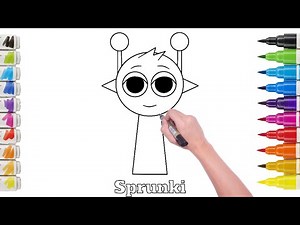 Incredibox Sprunki New Big Coloring Pages | How to Color All Original Sprunk | Tutorial