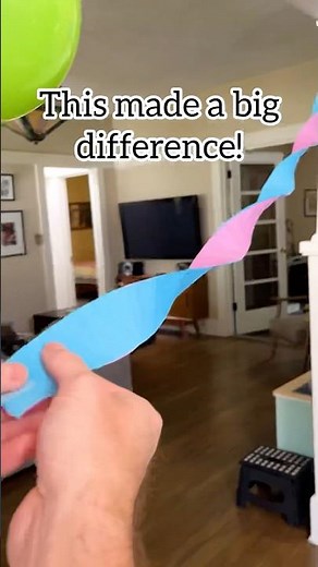 Use chopsticks to effortlessly hanging multiple colors of streamers! #celebration #newyear #party