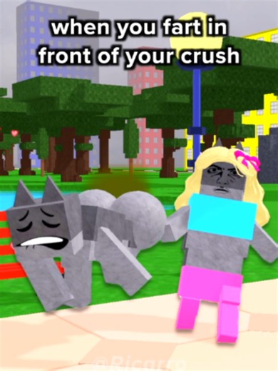 when you fart in front of your crush #roblox #robloxmemes | roblox