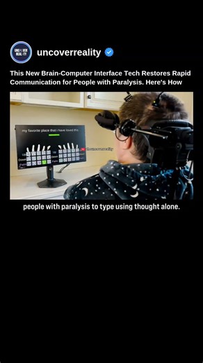 This Brain-Computer Interface Restores Rapid Communication for Paralysis People #computer #shorts