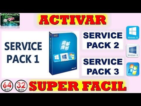 COMO activar Windows SERVICE PACK 1/2/3 (COMPLETO)
