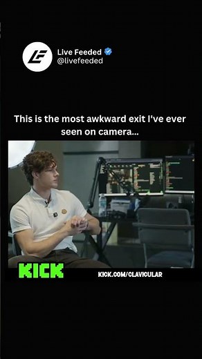 Why did Clavicular walk out of his Channel 5 interview?