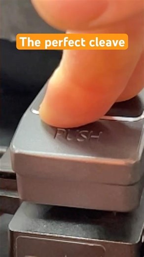 Watch this perfect cleave