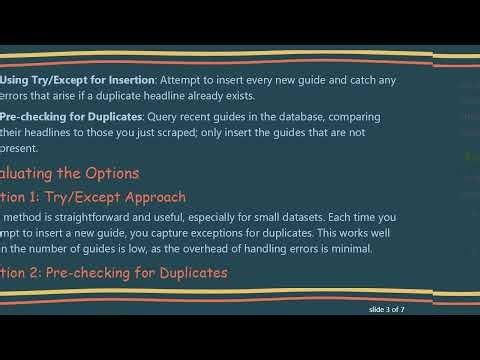 Optimizing PostgreSQL Unique Index Performance for Web Scraping