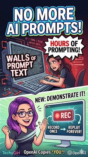 Stop Writing Prompts! OpenAI’s New Feature Learns by Watching You! (Record & Replay)