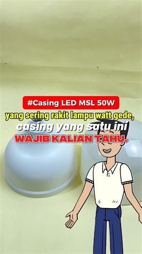 MSL 50 watt LED casing is suitable if paired with MSL 50 watt AC LED PCB too