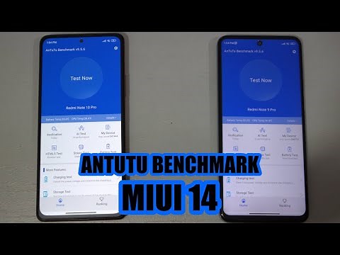 Test Antutu Benchmark MIUI 14 Redmi Note 10 Pro vs Redmi Note 9 Pro