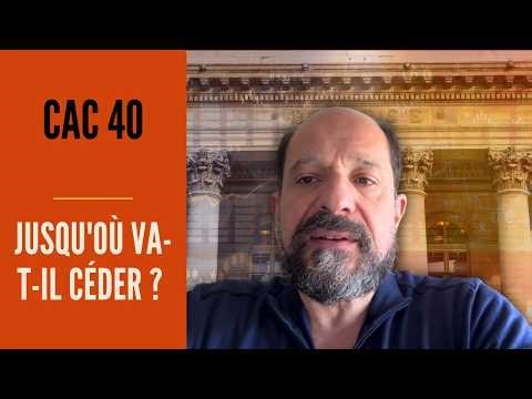 CAC 40 : jusqu'où va-t-il céder ? Analyse technique en direct