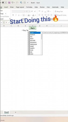 Excel formula series! Microsoft excel tips and Tricks.#excel #exceltips