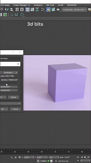Configuración de Unidades en 3ds Max