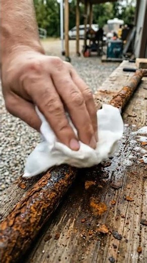 “Restoring a Corroded Metal Digging Bar | Satisfying Rust Removal Transformation” 🔧✨ #subscribe