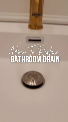 DIY Bathroom Sink Drain Replacement Tutorial