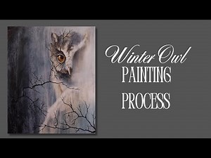 Abstract Realism Techniques// Winter Owl in the Mist