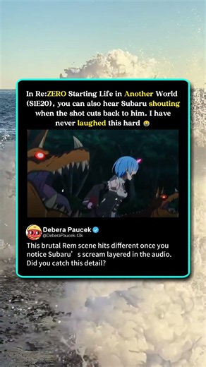 Hidden Audio Easter Egg In Re:ZERO’s Iconic Rem Scene! 🎬 #ReZero #AnimeDetails