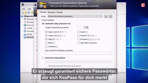Sichere Passwörter mit KeePass