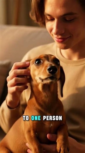 Why do Dachshunds choose ONE favorite person? 🐶❤️
