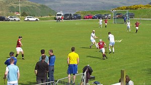 Ruaraidh Spod MacLeod scores to make it Skye Camanachd 1 Glen Urquhart Shinty Club 1 on 13th May 2023 - cottages.com MacTavish Cup Semi Final #shinty | Camanachd Association