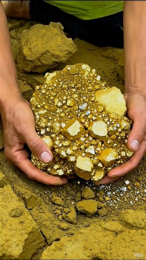 amazing!! the discovery of a huge gold nugget 😱 $999,9 #goldrush #gold #goldnugget #discovery #treasure | Leonardo Prospecting