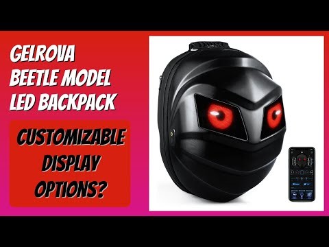 REVIEW (2026): Gelrova Beetle Model LED Backpack. Features