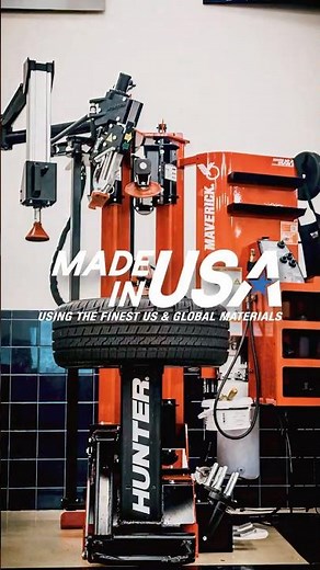 Level up your tire game with Hunter's Maverick® Tire Changer! #Maverick #TireChanger