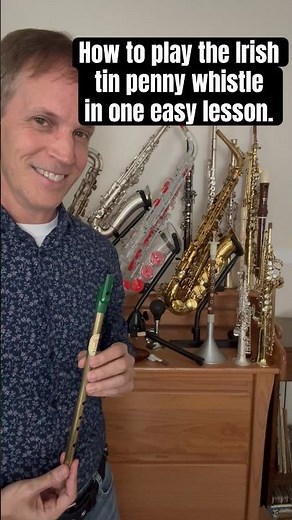 How to play Irish tin #pennywhistle #irishwhistle #flageolet #scottishpennywhistle #musictutorial