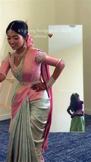main characters + mini 🤎 #saree #rehearsal #bridgertonedit #cello360 #bridgerton